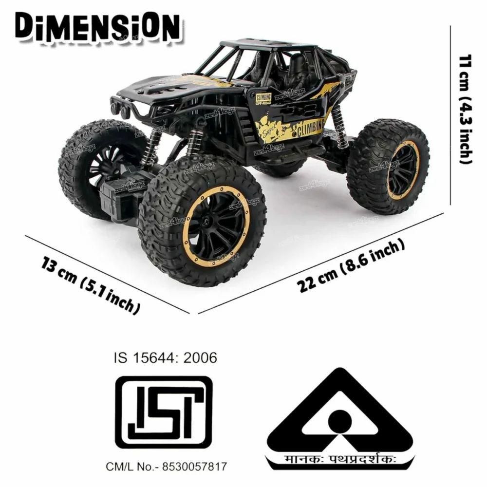 Remote Controlled Rock Crawler Monster Truck Toy